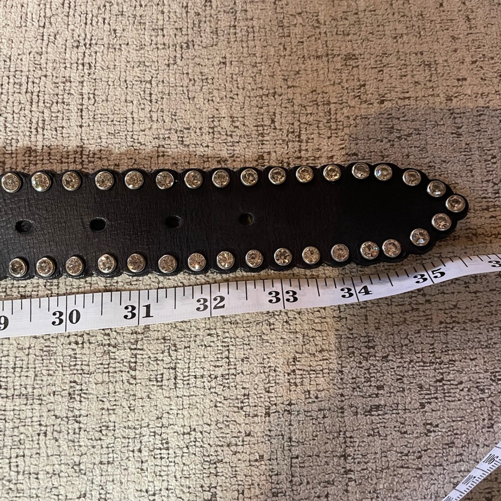 Black Studded Belt - Picture 4 of 4